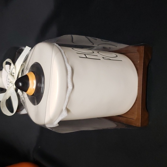 Rae Dunn NWT HOCUS POCUS and BOO Canister Set on Wood Base - Picture 3 of 6